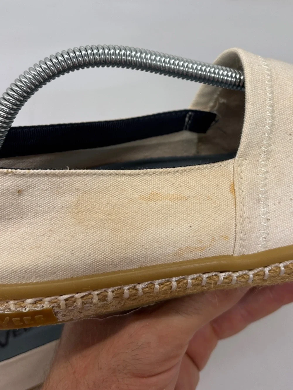 SeaVees Del Mar Espadrille Flax Stretch Canvas Slip On Shoes Men’s 11 EU 44